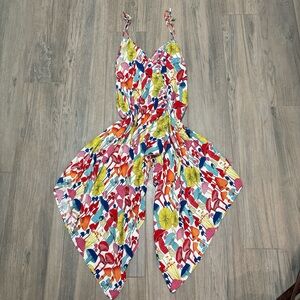 Kathmandu Imports OSFM Mushroom AOP Romper With Adjustable Straps